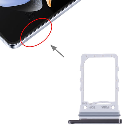 For Samsung Galaxy Z Flip4 SM-F721B Original SIM Card Tray (Black) - Repair & Spare Parts by buy2fix | Online Shopping UK | buy2fix