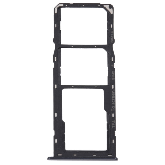 For Samsung Galaxy M42 5G SM-A436B Original SIM Card Tray + SIM Card Tray + Micro SD card tray (Black) - Repair & Spare Parts by buy2fix | Online Shopping UK | buy2fix