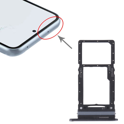 For Samsung Galaxy A34 SM-A346 Original SIM Card Tray + SIM / Micro SD Card Tray (Black) - Repair & Spare Parts by buy2fix | Online Shopping UK | buy2fix