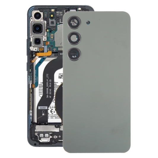For Samsung Galaxy S23 SM-S911B OEM Glass Battery Back Cover with Camera Lens Cover(Green) - Repair & Spare Parts by buy2fix | Online Shopping UK | buy2fix