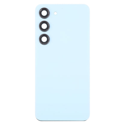 For Samsung Galaxy S23 SM-S911B OEM Glass Battery Back Cover with Camera Lens Cover(Blue) - Repair & Spare Parts by buy2fix | Online Shopping UK | buy2fix