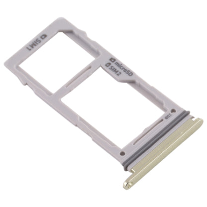 For Galaxy S10+ / S10 / S10e SIM Card Tray + SIM Card Tray / Micro SD Card Tray (Gold) - Card Socket by buy2fix | Online Shopping UK | buy2fix
