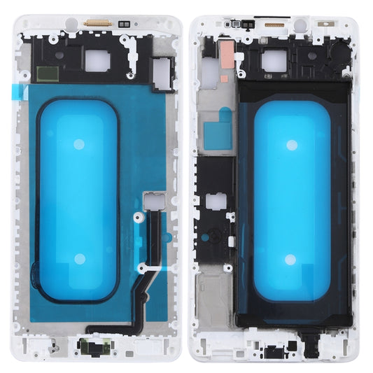 Front Housing LCD Frame Bezel for Galaxy C9 Pro(White) - Repair & Spare Parts by buy2fix | Online Shopping UK | buy2fix