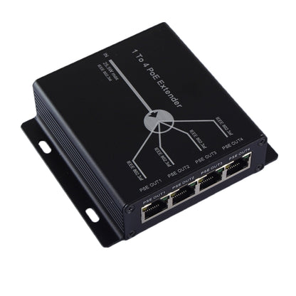 4CH IP Camera POE Extender 1 into 4 Output - Security by buy2fix | Online Shopping UK | buy2fix