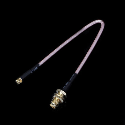 RG316 SMA Female to MMCX Right Angle Male Braid Cable, Length:15cm - Security by buy2fix | Online Shopping UK | buy2fix