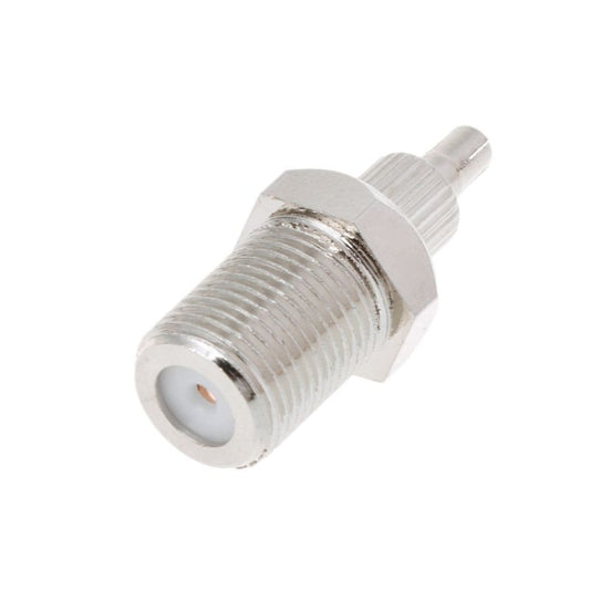 F Female to CRC9 / TS9 RF Male Coaxial Plug Nickel Plated Connector Adapter - Security by buy2fix | Online Shopping UK | buy2fix