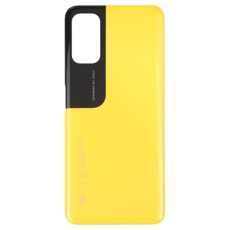 Original Battery Back Cover for Xiaomi Poco M3 Pro 5G M2103K19PG, M2103K19PI(Yellow) - Repair & Spare Parts by buy2fix | Online Shopping UK | buy2fix
