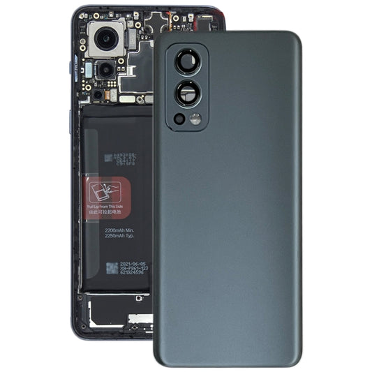 Battery Back Cover for OnePlus Nord 2 5G(Grey) - Repair & Spare Parts by buy2fix | Online Shopping UK | buy2fix