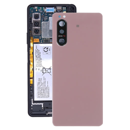 Battery Back Cover with Camera Lens Cover for Sony Xperia 5 II(Pink) - Repair & Spare Parts by buy2fix | Online Shopping UK | buy2fix