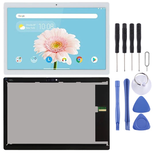 LCD Screen For Lenovo Smart Tab M10 FHD REL TB-X605 TB-X605LC TB-X605FC with Digitizer Full Assembly (White) - Repair & Spare Parts by buy2fix | Online Shopping UK | buy2fix