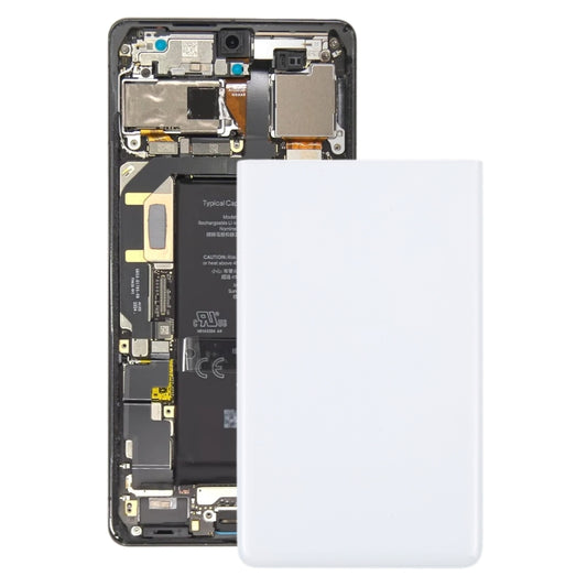 For Google Pixel 7 OEM Battery Back Cover(White) - Repair & Spare Parts by buy2fix | Online Shopping UK | buy2fix