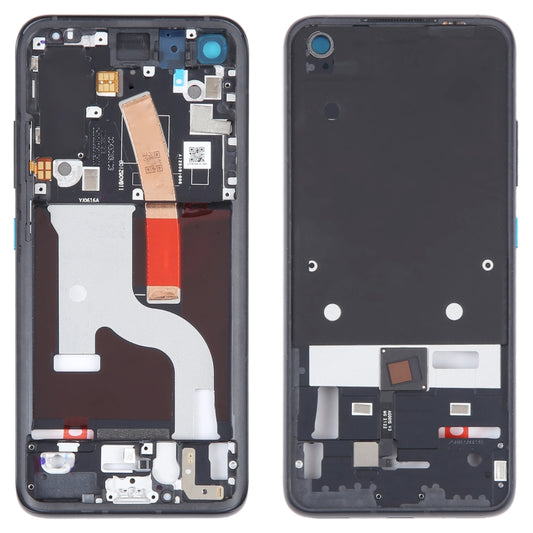 For Asus Zenfone 8 ZS 590KS-2A007EU I006D Middle Frame Bezel Plate (Black) - Frame Bezel Plate by buy2fix | Online Shopping UK | buy2fix