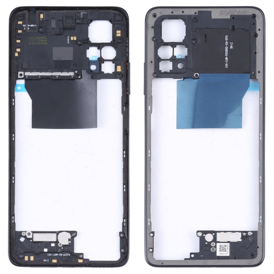 Middle Frame Bezel Plate for Xiaomi Poco X4 Pro 5G/Redmi Note 11E Pro (Black) - Repair & Spare Parts by buy2fix | Online Shopping UK | buy2fix
