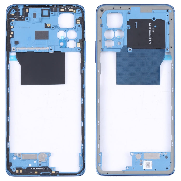 Middle Frame Bezel Plate for Xiaomi Poco X4 Pro 5G/Redmi Note 11E Pro (Dark Blue) - Repair & Spare Parts by buy2fix | Online Shopping UK | buy2fix