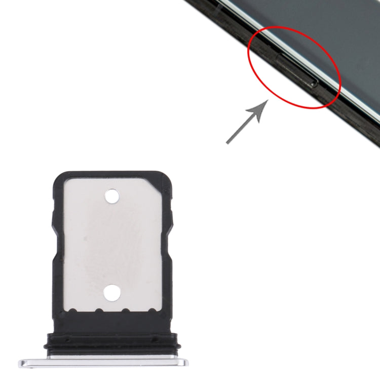 SIM Card Tray for Google Pixel 6 Pro (Silver) - Repair & Spare Parts by buy2fix | Online Shopping UK | buy2fix