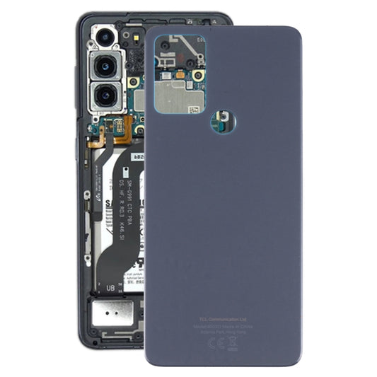 Battery Back Cover with Camera Lens for Alcatel 1V 2021 6002A 6002D(Grey) - Repair & Spare Parts by buy2fix | Online Shopping UK | buy2fix