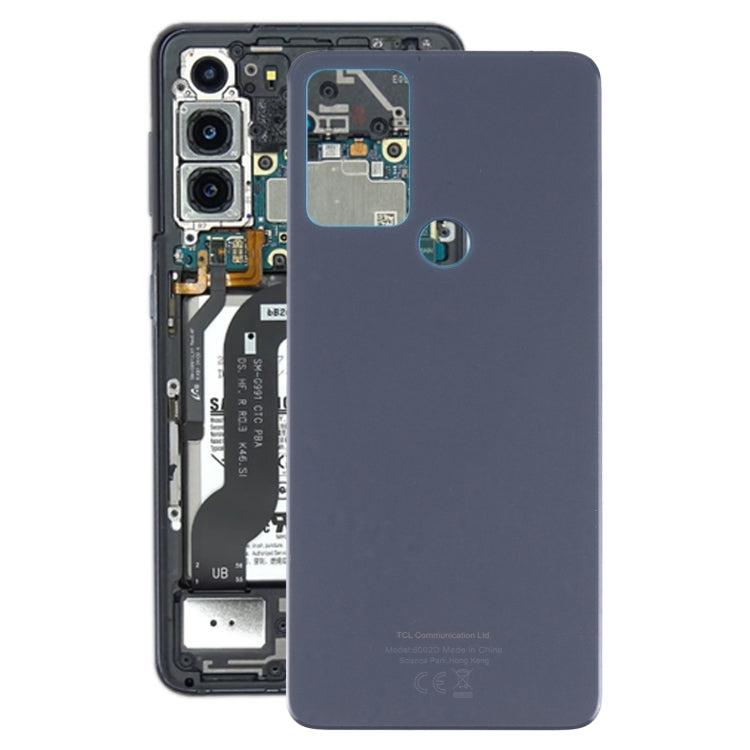 Battery Back Cover with Camera Lens for Alcatel 1V 2021 6002A 6002D(Grey) - Repair & Spare Parts by buy2fix | Online Shopping UK | buy2fix