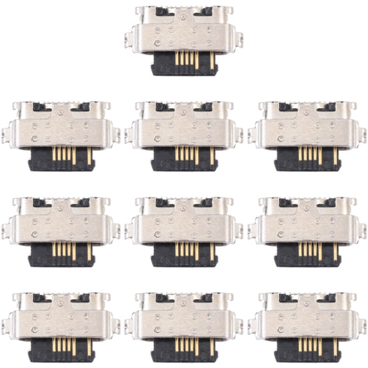 10 PCS Charging Port Connector For Alcatel 3X 2020/2019 5061A - Repair & Spare Parts by buy2fix | Online Shopping UK | buy2fix