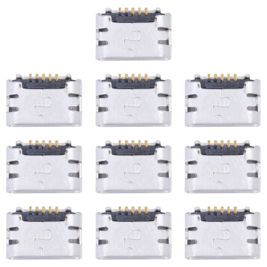 10 PCS Charging Port Connector For Alcatel One Touch Idol 4 OT6055 - Repair & Spare Parts by buy2fix | Online Shopping UK | buy2fix