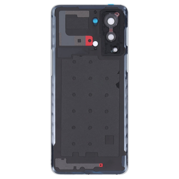 Battery Back Cover with Camera Lens for OnePlus Nord 2T(Black) - Repair & Spare Parts by buy2fix | Online Shopping UK | buy2fix