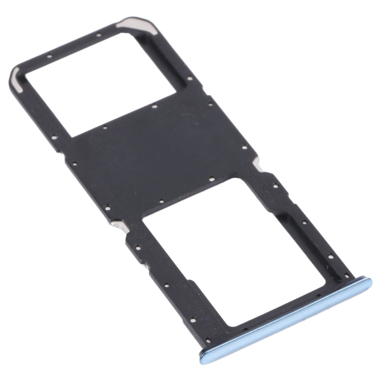 SIM Card Tray + Micro SD Card Tray for OnePlus Nord N200 5G DE2118 / DE2117(Blue) - Card Tray by buy2fix | Online Shopping UK | buy2fix