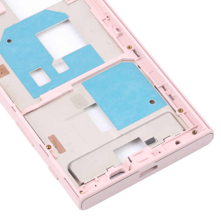 Middle Frame Bezel Plate for Sony Xperia X Compact (Pink) - Repair & Spare Parts by buy2fix | Online Shopping UK | buy2fix