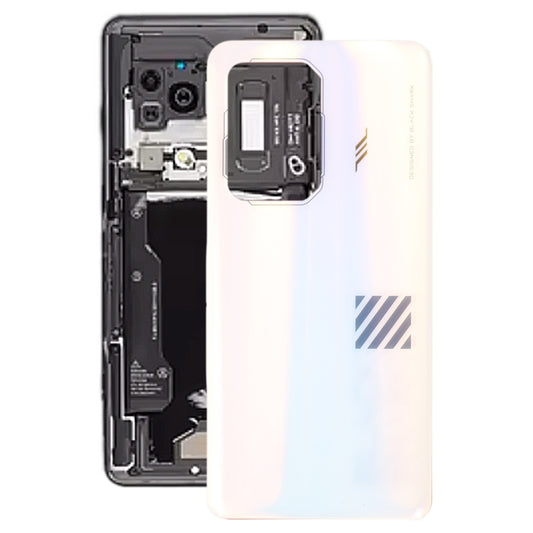 Original Battery Back Cover for Xiaomi Black Shark 5 Pro/Black Shark 5(White) - Repair & Spare Parts by buy2fix | Online Shopping UK | buy2fix