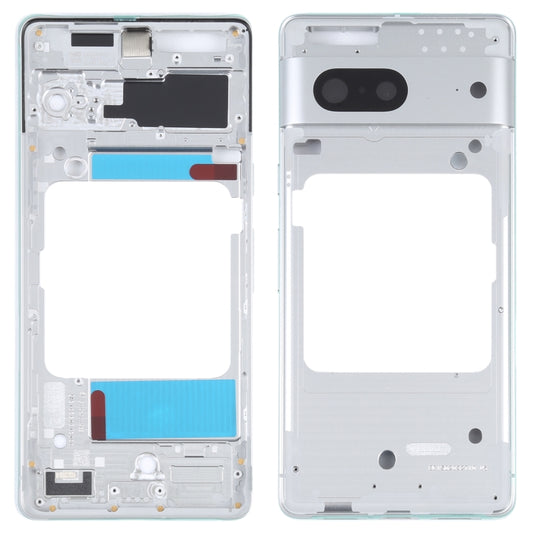 For Google Pixel 7 Pro Front Housing LCD Frame Bezel Plate(Silver) - Repair & Spare Parts by buy2fix | Online Shopping UK | buy2fix
