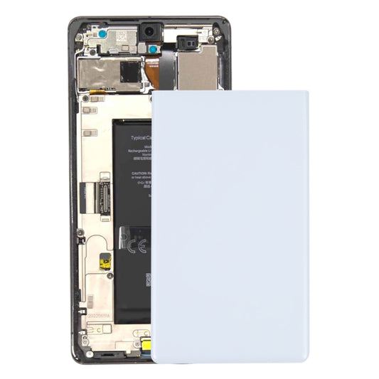Original Battery Back Cover for Google Pixel 7 Pro(White) - Repair & Spare Parts by buy2fix | Online Shopping UK | buy2fix
