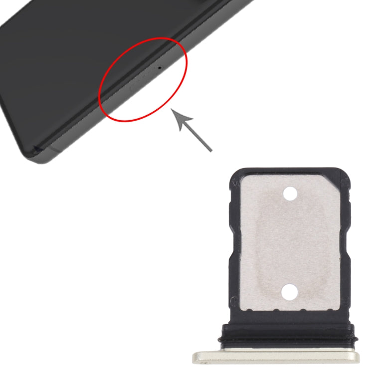 SIM Card Tray for Google Pixel 7 (Gold) - Repair & Spare Parts by buy2fix | Online Shopping UK | buy2fix