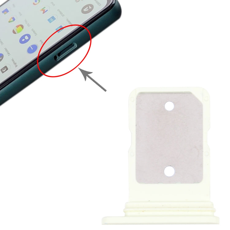 SIM Card Tray for Google Pixel 5a (Yellow) - Repair & Spare Parts by buy2fix | Online Shopping UK | buy2fix