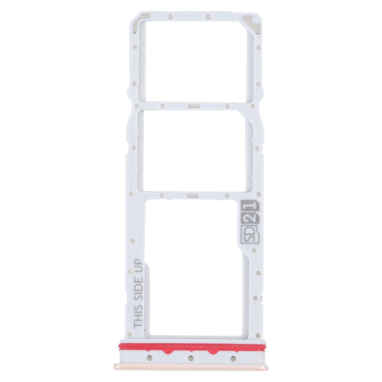 For Motorola Moto G32 SIM Card Tray + SIM Card Tray + Micro SD Card Tray (Gold) - Repair & Spare Parts by buy2fix | Online Shopping UK | buy2fix