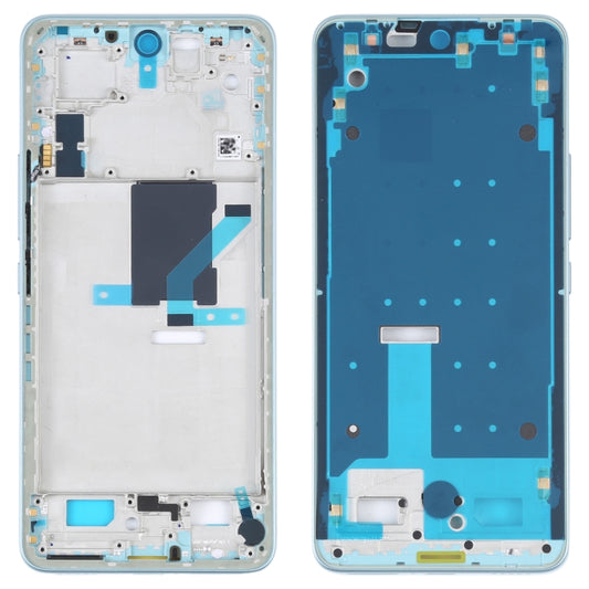 For Xiaomi 12 Lite Original Front Housing LCD Frame Bezel Plate (Blue) - Repair & Spare Parts by buy2fix | Online Shopping UK | buy2fix
