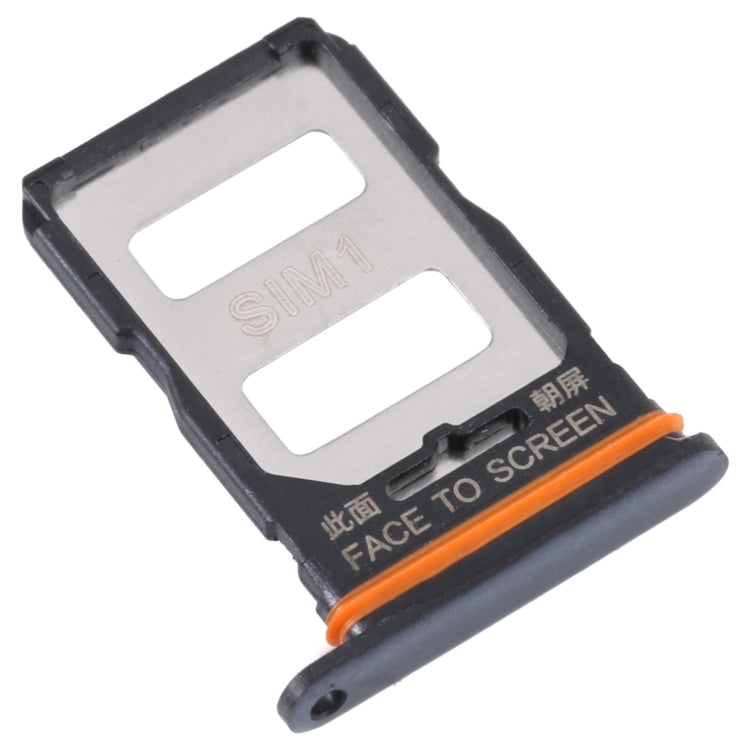 For Xiaomi Redmi K50 Ultra SIM Card Tray + SIM Card Tray (Black) - Card Tray by buy2fix | Online Shopping UK | buy2fix