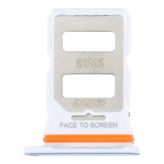 For Xiaomi Civi 2 SIM Card Tray + SIM Card Tray (Blue) - Card Tray by buy2fix | Online Shopping UK | buy2fix