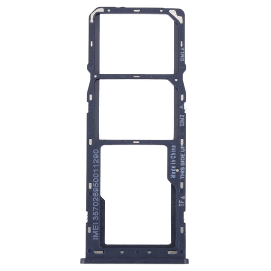 For TCL 30 SE / 30E / 305 / 306 Original SIM Card Tray + SIM Card Tray + Micro SD Card Tray(Blue) - Repair & Spare Parts by buy2fix | Online Shopping UK | buy2fix