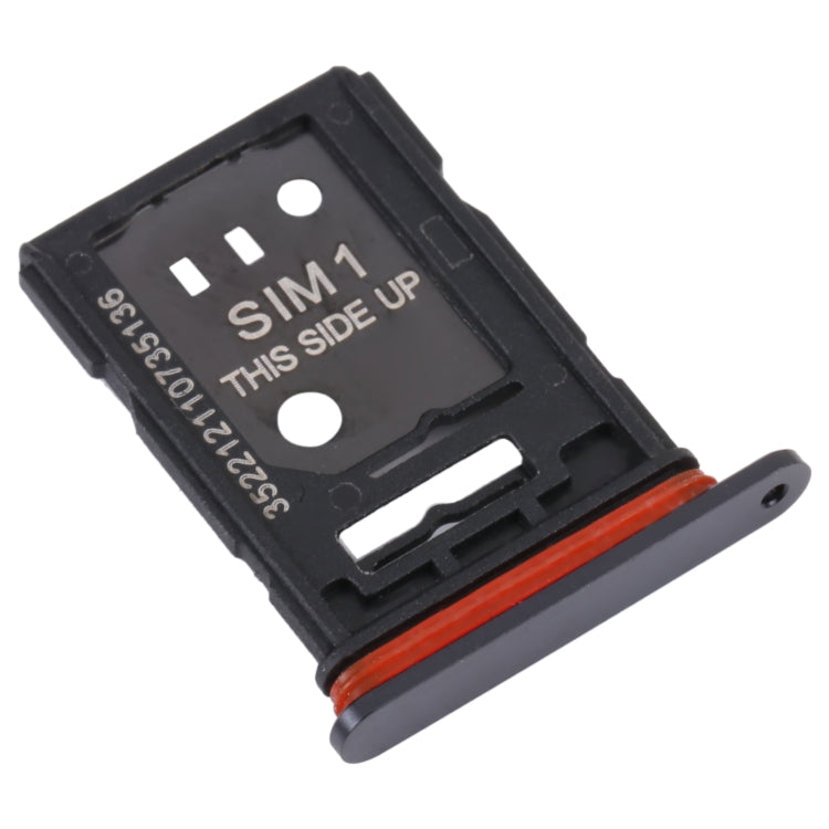 For TCL 10 Pro Original SIM Card Tray + SIM / Micro SD Card Tray (Black) - Repair & Spare Parts by buy2fix | Online Shopping UK | buy2fix