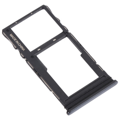 For TCL 20 5G Original SIM Card Tray + SIM / Micro SD Card Tray (Black) - Repair & Spare Parts by buy2fix | Online Shopping UK | buy2fix