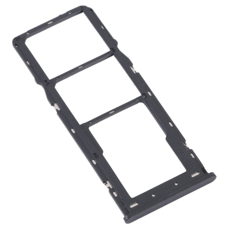 For Alcatel 1V 2021 Original SIM Card Tray + SIM Card Tray + Micro SD Card Tray(Black) - Repair & Spare Parts by buy2fix | Online Shopping UK | buy2fix