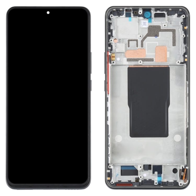 Original AMOLED LCD Screen For Xiaomi Redmi K50 Ultra / 12T / 12T Pro Digitizer Full Assembly with Frame (Black) - Repair & Spare Parts by buy2fix | Online Shopping UK | buy2fix