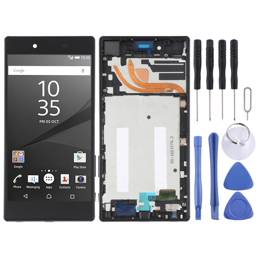 Original LCD Screen For Sony Xperia Z5 Premium E6853 Digitizer Full Assembly with Frame(Black) - Repair & Spare Parts by buy2fix | Online Shopping UK | buy2fix