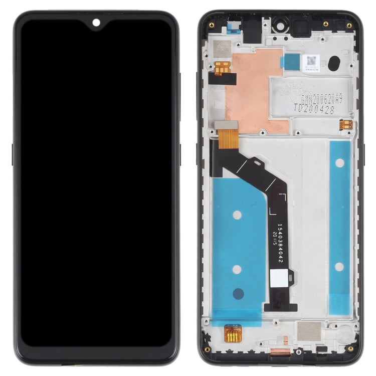 Original LCD Screen For Nokia 7.2 / 6.2 Digitizer Full Assembly with Frame(Black) - Repair & Spare Parts by buy2fix | Online Shopping UK | buy2fix