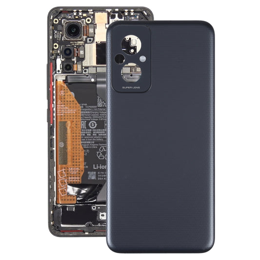 For Xiaomi Redmi 11 Prime Original Battery Back Cover(Black) - Repair & Spare Parts by buy2fix | Online Shopping UK | buy2fix