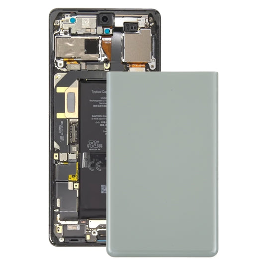 For Google Pixel 7 Pro OEM Battery Back Cover(Grey) - Repair & Spare Parts by buy2fix | Online Shopping UK | buy2fix