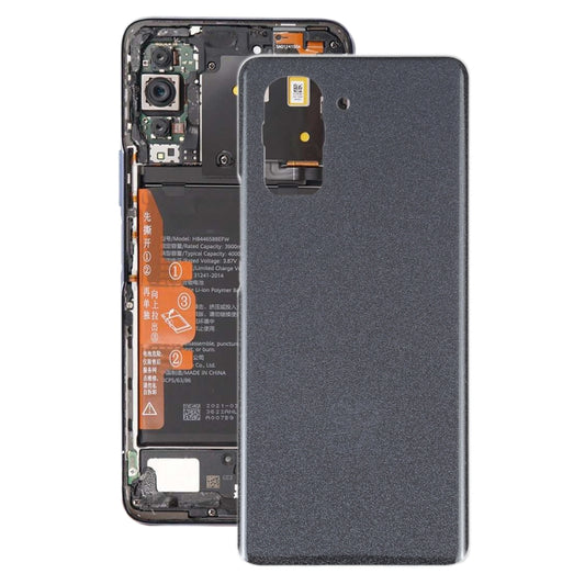 For Huawei Nova 10 OEM Glass Battery Back Cover(Black) - Repair & Spare Parts by buy2fix | Online Shopping UK | buy2fix