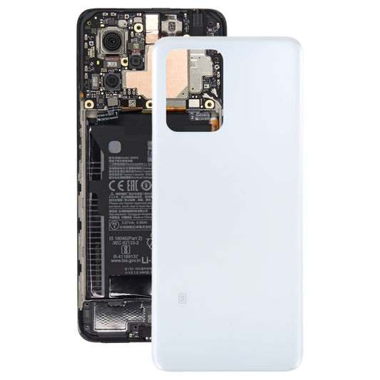 For Xiaomi Redmi Note 11T Pro / Note 11T Pro+ / Poco X4 GT Original Battery Back Cover(White) - Repair & Spare Parts by buy2fix | Online Shopping UK | buy2fix