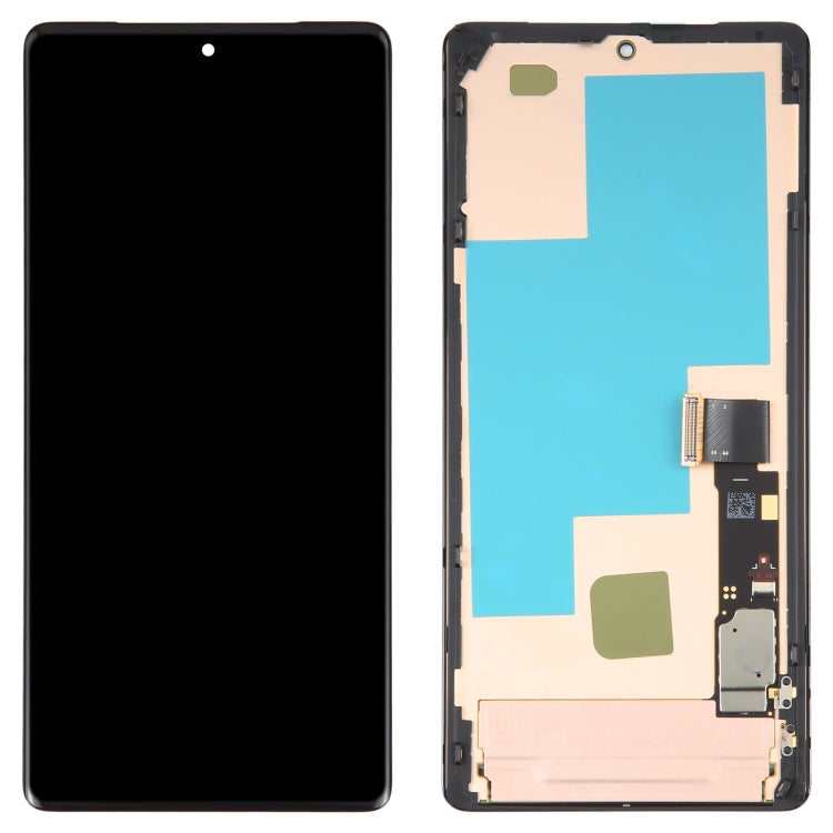 AMOLED LCD Screen For Google Pixel 7 Pro GV4BC GE2AE Digitizer Full Assembly with Frame (Black) - Repair & Spare Parts by buy2fix | Online Shopping UK | buy2fix