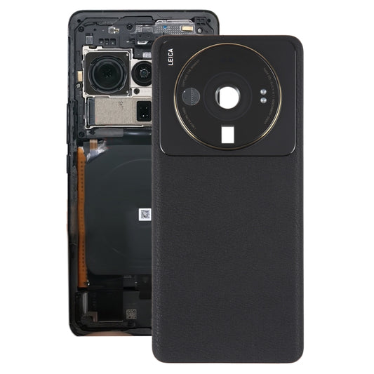 For Xiaomi 12S Ultra Original Battery Back Cover(Black) - Repair & Spare Parts by buy2fix | Online Shopping UK | buy2fix