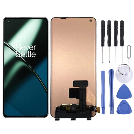 Fluid AMOLED LCD Screen For OnePlus 11 PBH110 LTPO3 with Digitizer Full Assembly (Black) - Repair & Spare Parts by buy2fix | Online Shopping UK | buy2fix