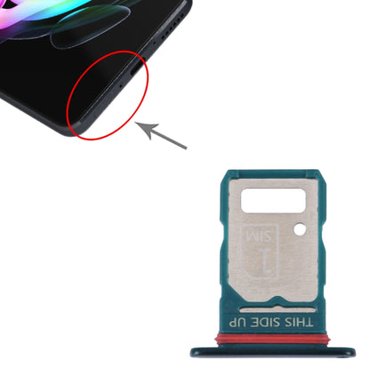 For Motorola Edge 20 Original SIM Card Tray + SIM Card Tray (Green) - Repair & Spare Parts by buy2fix | Online Shopping UK | buy2fix